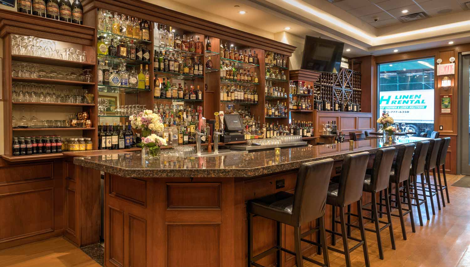 photo of wines rack
